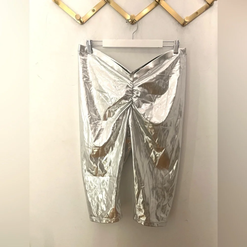 SKIMS | Metallic Swim V Waist Pant NWT